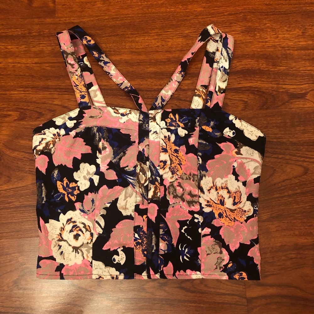 Floral crop top